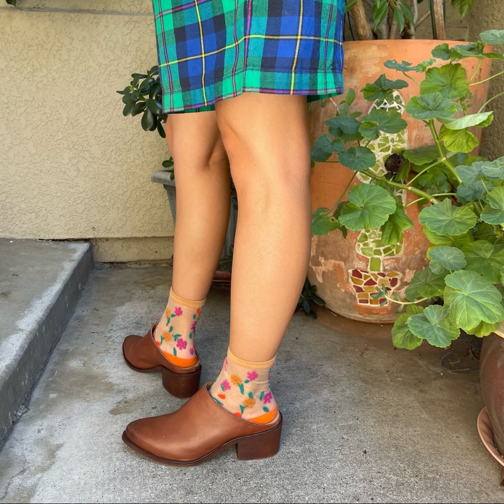 Vintage reddish brown Steven by  Stive Mudden leather shoes with chunky heels